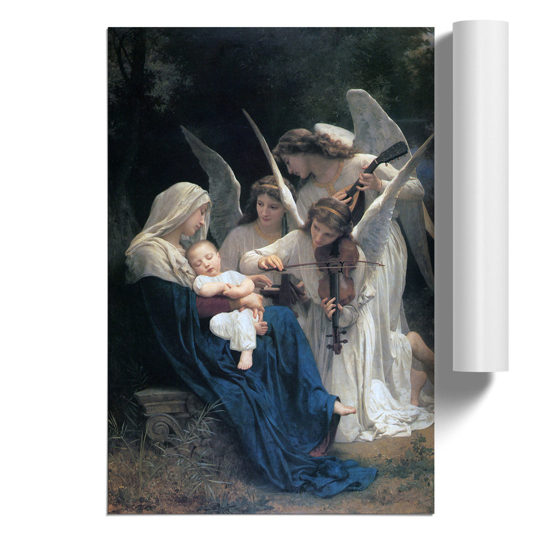 Song of the Angels by William Adolphe Bouguereau - Frameless Print