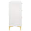 Commode rectangulaire à 6 tiroirs Karena
