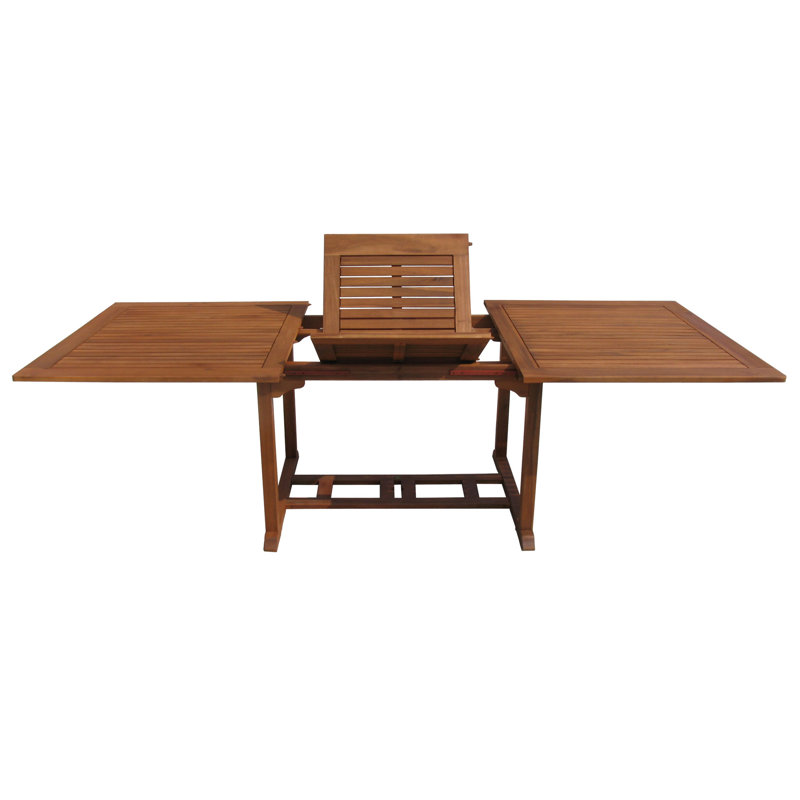 Mcconkey Extendable Wooden Dining Table, 180 - 240cm L x 110cm W