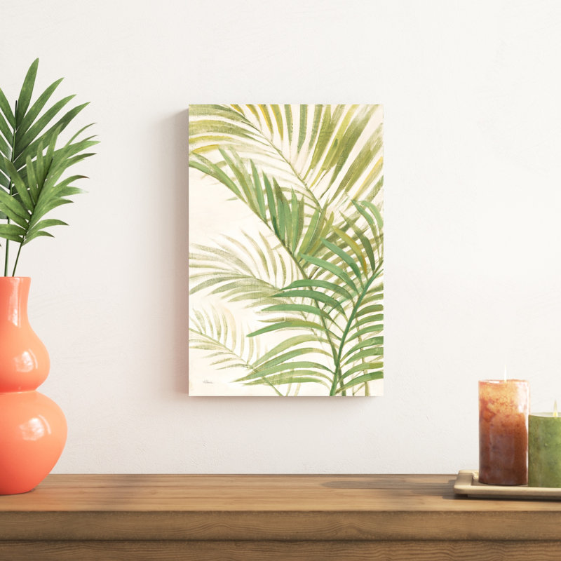 Palms I Bright, H 18 po x l 12 po x P 1,25 po