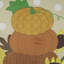 Citrouilles et tournesols, drapeau d'automne-62929226