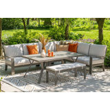 Bobbilynn 8 - Person Seating Group with Cushions