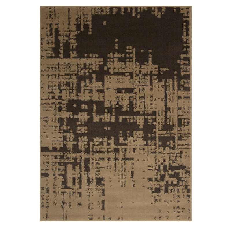 Southwell Abstract Area Rug, Rectangle 80 x 150cm