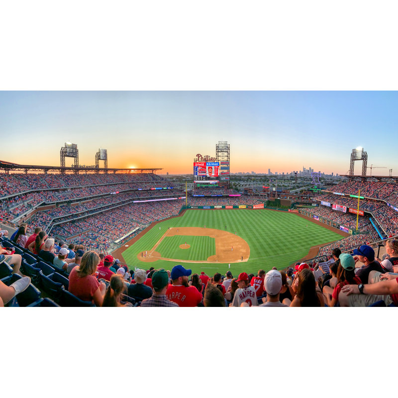 Phillies de Philadelphie, stade de baseball, Citoyens Bank Park, Philadelphie, baseball, stade, large, ciel clair