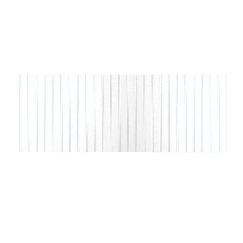 96 W 0.25 D 36 H Glue Up Solid Surface Wall, White