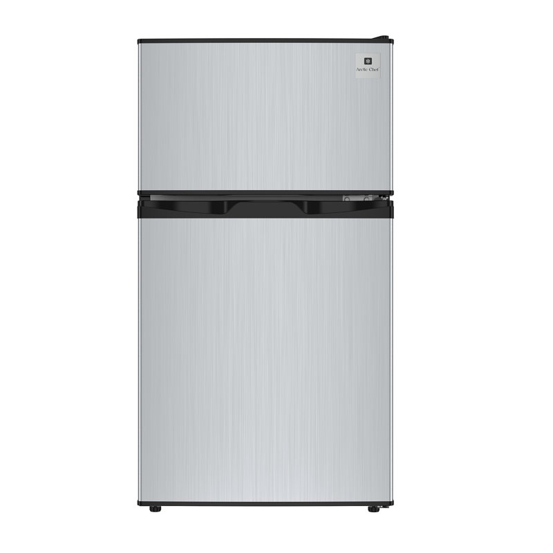 Arctic Chef, 3.1 Cu. Ft. 2-Door Compact Refrigerator, Black