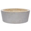 Lavabo de salle de bain vasque circulaire en pierre beige