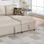 Canapé modulaire convertible en tissu Dorris