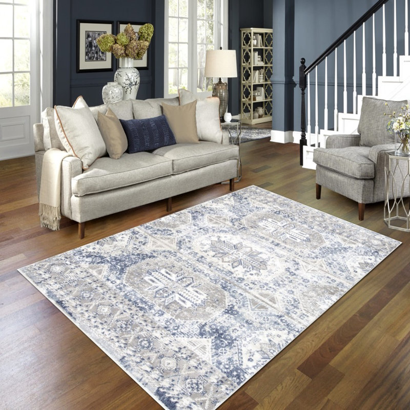 Tapis rectangulaire Jeannell, Rectangle 5 pi 3 po x 7 pi 9 po
