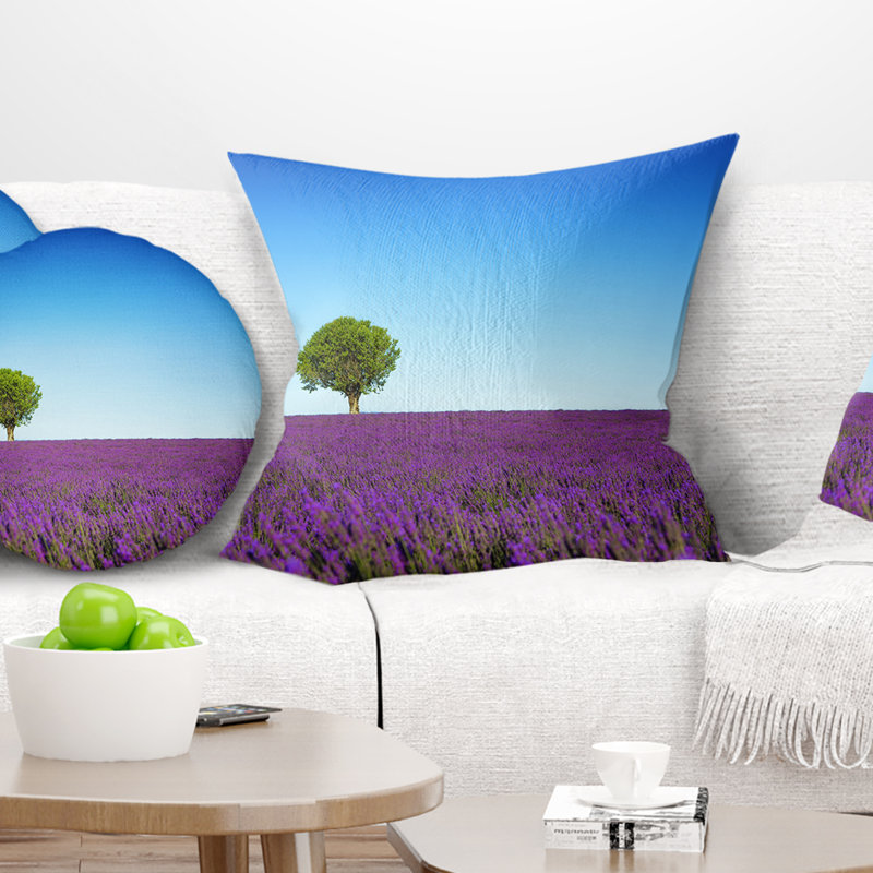Coussin réversible Landscape, Square 16", Coussin décoratif