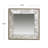 Silver Glass Framed Accent Mirror-335717969-379832867