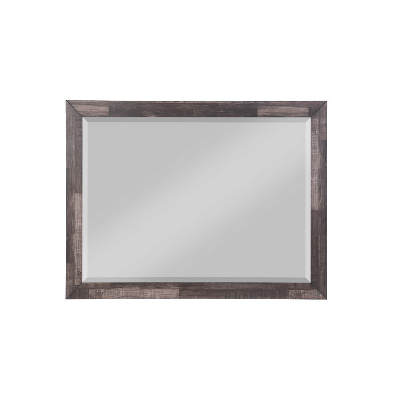 Miroir Juniper au fini cerisier foncé (miroir inclus seulement)