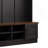 Versatile 3-In-1 Hall Tree With 6 Hooks, Farmhouse Walnut Storage Bench With Adjustable Shelves, 55"W Entryway Coat Rack With Multiple Storage Space For Mudroom, Hallway, Black-1667641796