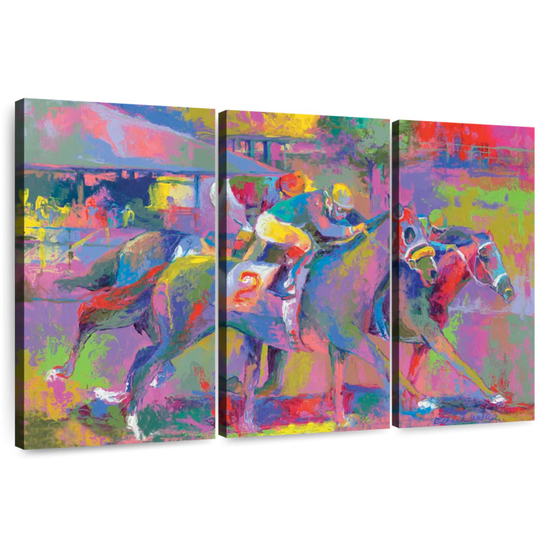 Course de chevaux Sireci I, H 36 po x l 57 po