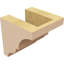 Bois de cèdre brut Asheboro, grain de bois TimberThane Corbel, apprêté brun clair-88289123