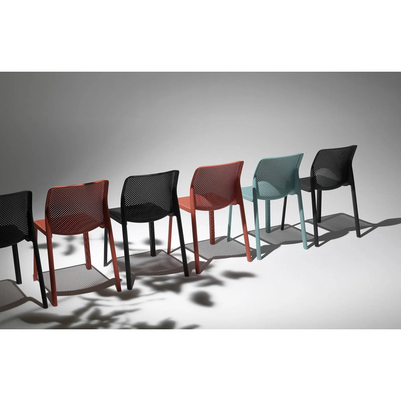 Bit Outdoor Dining Side Chair, Willow