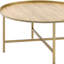  Table basse en bois et métal 34 po