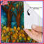 Rideau de douche feuilles d'automne - décor de salle de bain nature art déco-1240088940