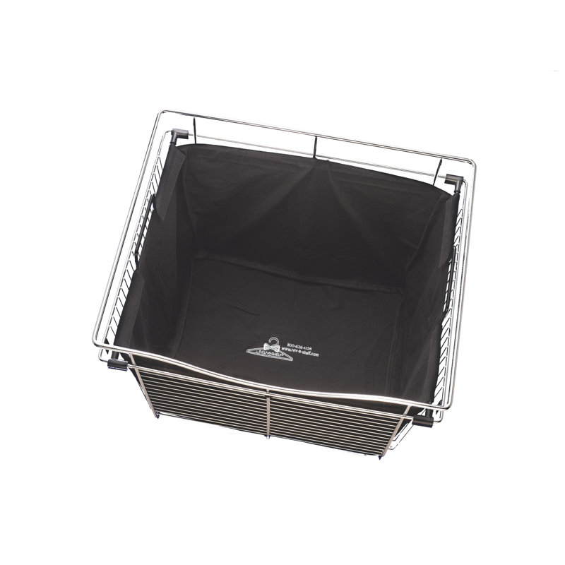 Rev-A-Shelf Cloth Hamper Bag Insert For Rev-A-Shelf Closet Baskets, Small (14.47" H x 21.54" W x 12.25" D)