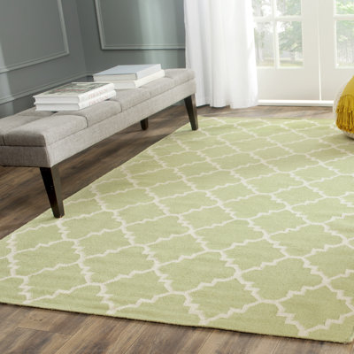 Valenzuela Geometric Wool Hand Woven Area Rug