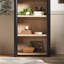 Étagère à 4 niveaux en bois H 72,25 "x l 32" Cottrell-1360932729
