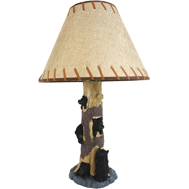 Lampe de chevet brune Starbuck 22 po