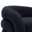 Fauteuil demi-tonneau pivotant rembourré Aunna-249351912