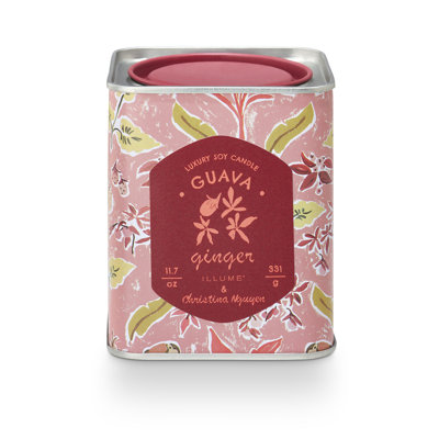 Sun Terrace Guava Ginger Printed Tin Candle