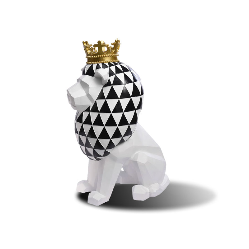 Large Lion Floor Statue Ornament