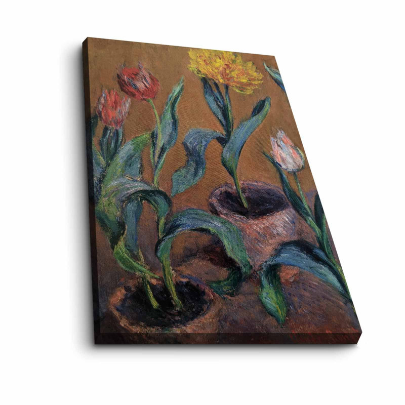 Claude Monet - peinture sur toile tendue