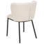 Mina 40cm H Velvet Upholstered Metal Full Back Side Chair-100023820