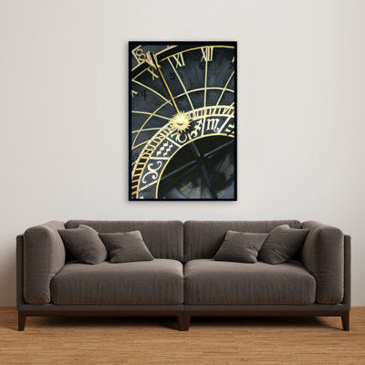 "Horloge astrologique" sur toile