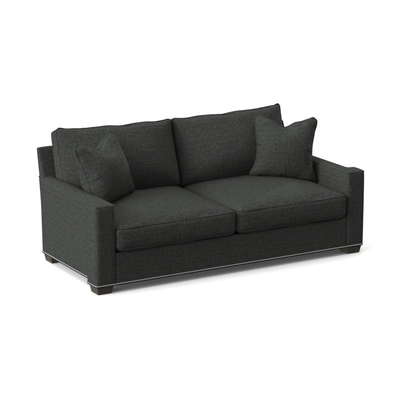 Colton Sofa, Black Polyester 71551L84, Storm