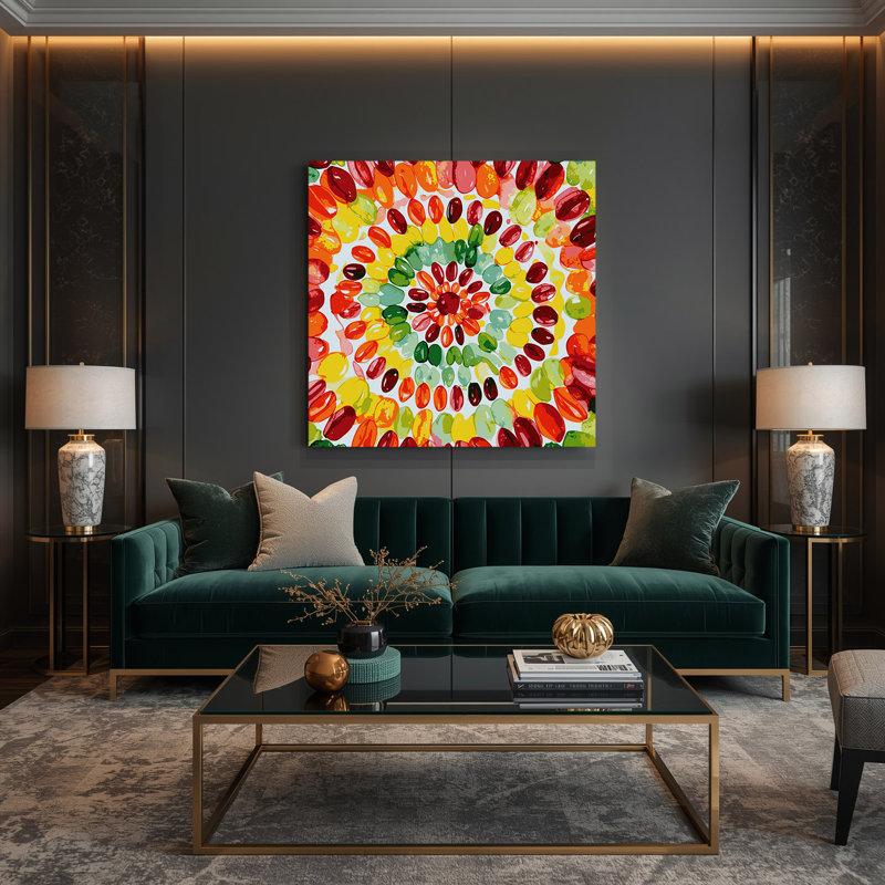 Art mural sur toile Desserts Lifesavers, H 12 po x l 12 po