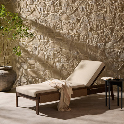 Chaise d'extérieur Brio beige Ello