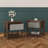 Bed Frame Set With 2 Nightstands-468500594-468500589