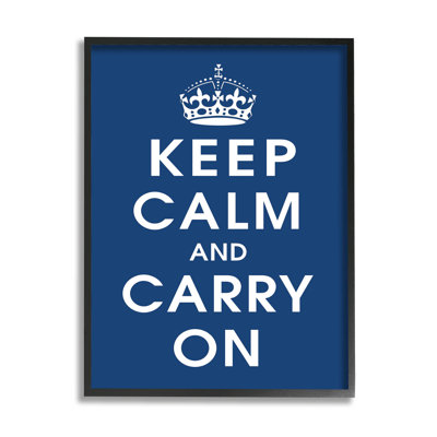 " Keep Calm And Carry On Crown " by Marcus Jules