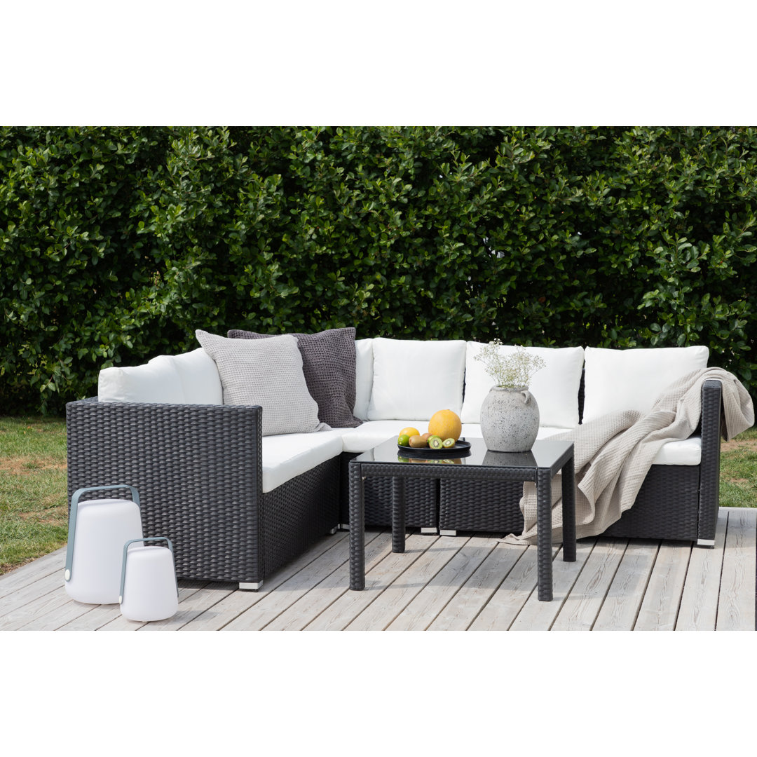 6-Sitzer Lounge-Set Jabina mit Polster