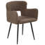46cm H Boucle Upholstered Accent in Brown