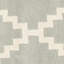 Tapis gris en laine touffeté à la main Carolene-29185187