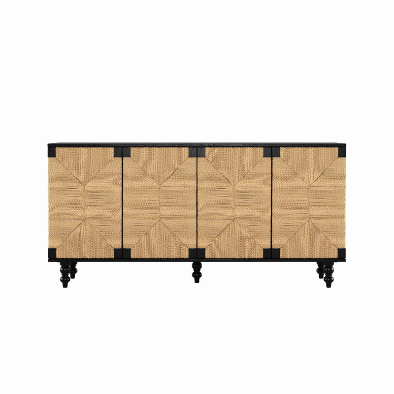 Meuble télé avec rangement Buffet Accent Natural
