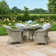 Balcom  4 Seat Round Rattan Dining Set