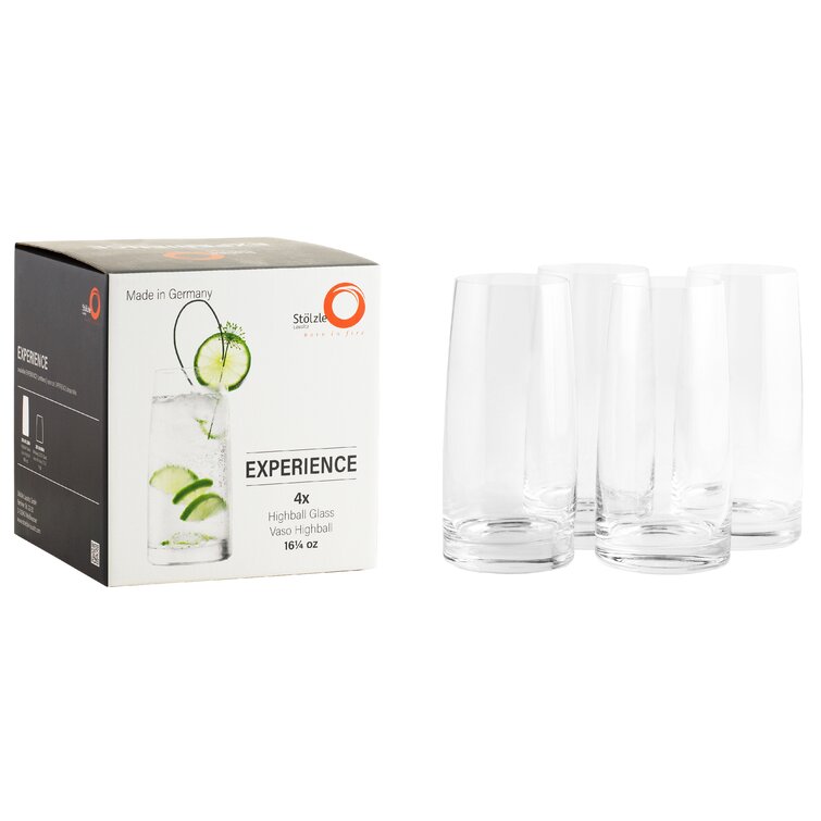 17oz 4pk Crystal Experience Highball Glasses - Stolzle Lausitz