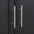 Hall Tree with 4 Hanging Hooks,Entryway Cabinet with Open Compartments-1689769049