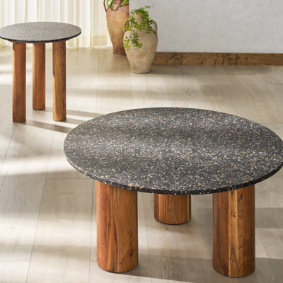 Erath 2 Piece Living Room Table Set