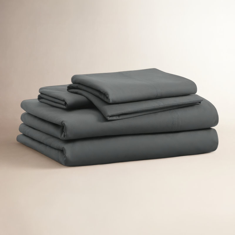 Percale, Charcoal, King