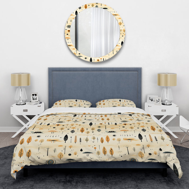 Ensemble de housse de couette Tribal Nomad, Housse de couette pour grand lit et 2 taies décor