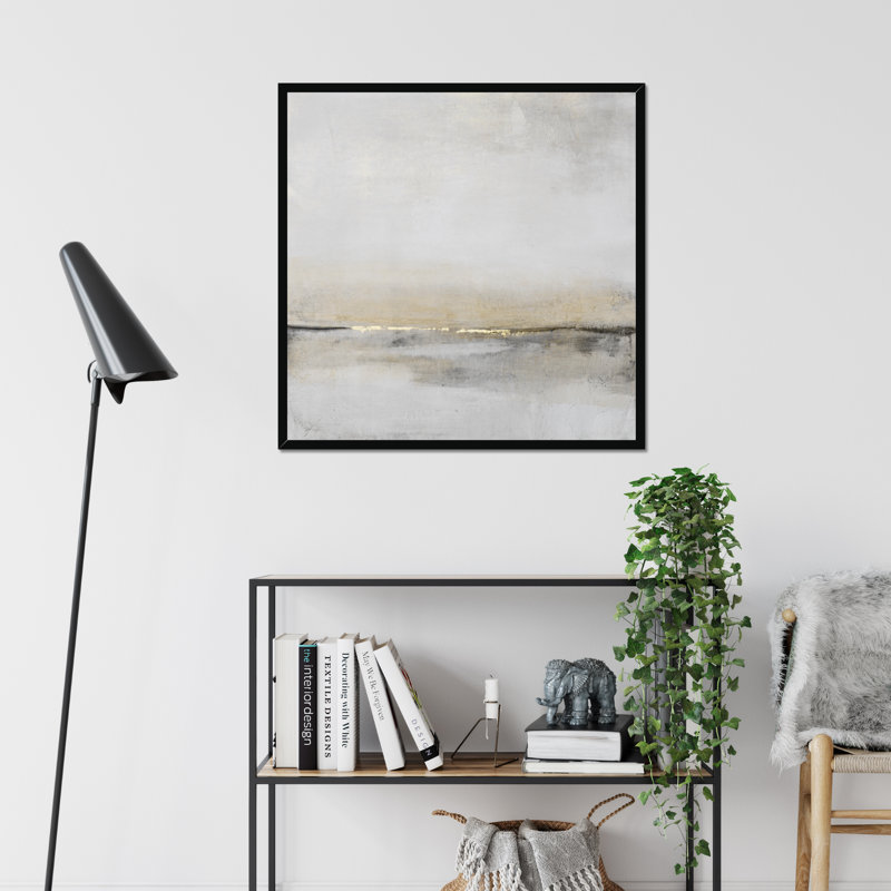 Horizontal Flow I by Timothy O' Toole - Wrapped Canvas Painting, Black Framed Paper Print, 95cm H x 95cm W x 2.3cm D