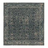 Distressed Homage Hand Knotted Wool Animal Print Area Rug