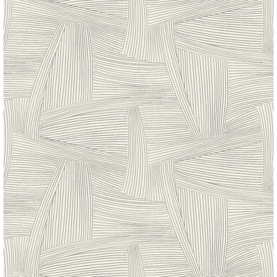 Reid Woven Geometric Wallpaper